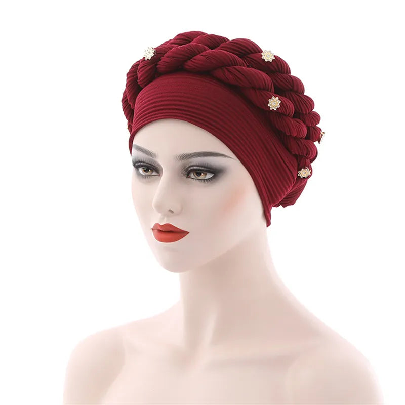 Double Braid Halo Turban